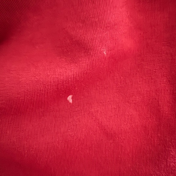 BH Maroon/Burgundy Beanie with Multicolor Tan Real Rabbit Fur Pom Pom - Picture 5 of 5